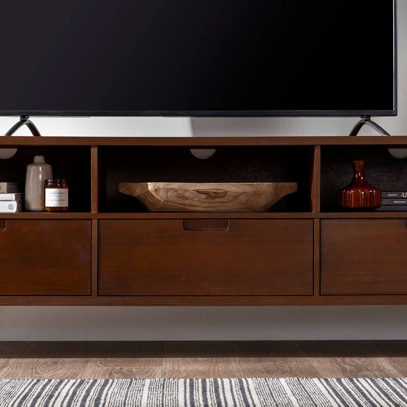 Middlebrook Alby 70-inch Mid-Century Solid Wood TV Stand