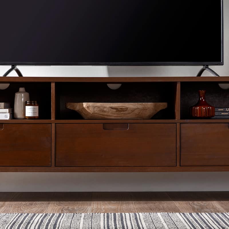 Middlebrook Alby 70-inch Mid-Century Solid Wood TV Stand