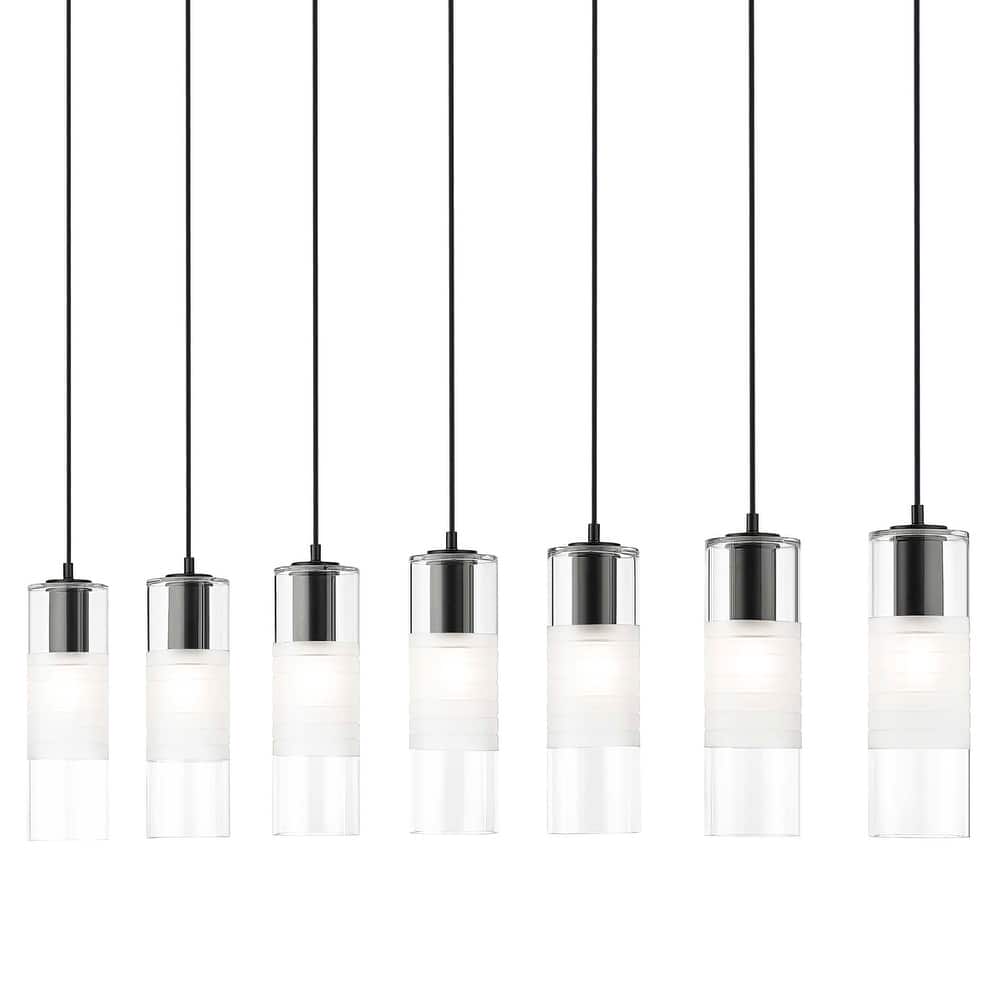 Z-Lite 824P-7L Alton 7 Light 54" Wide Linear Chandelier