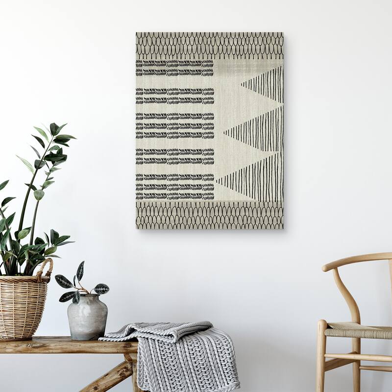 Ethnic Linen by Nikki Chu Canvas Art Print