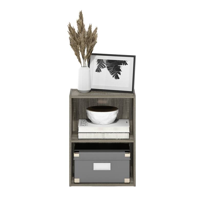 Furinno Luder 2-Tier Open Shelf Bookcase