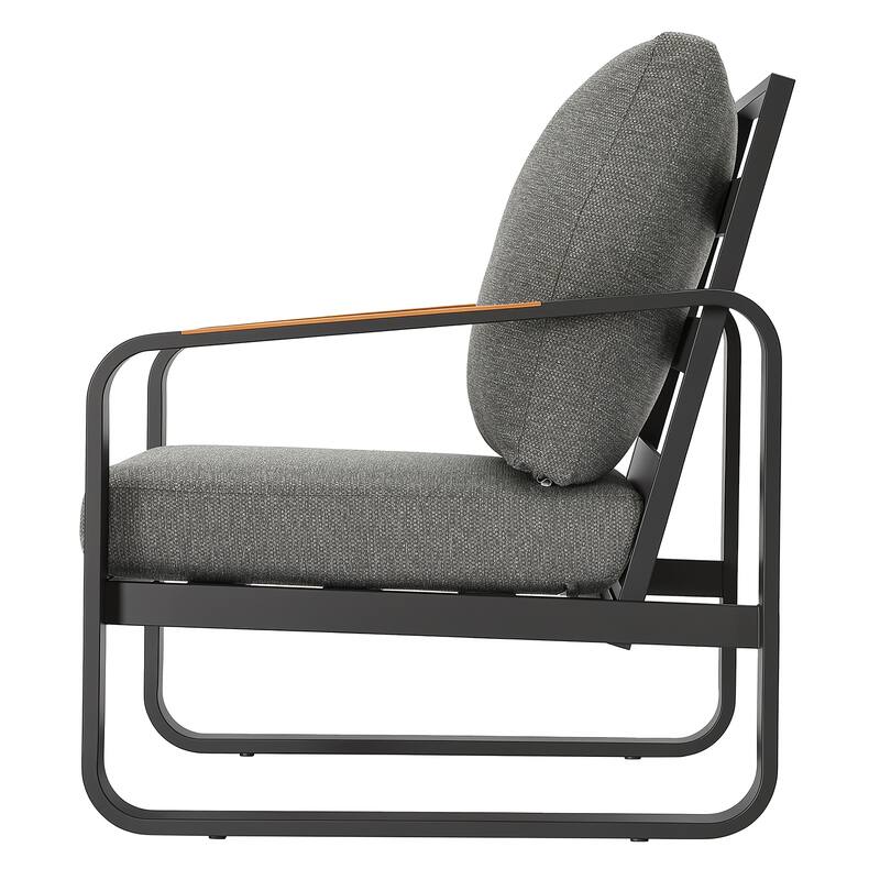 Outdoor Patio Conversation Chair, Loveseat, Sofa with Removable Cushions