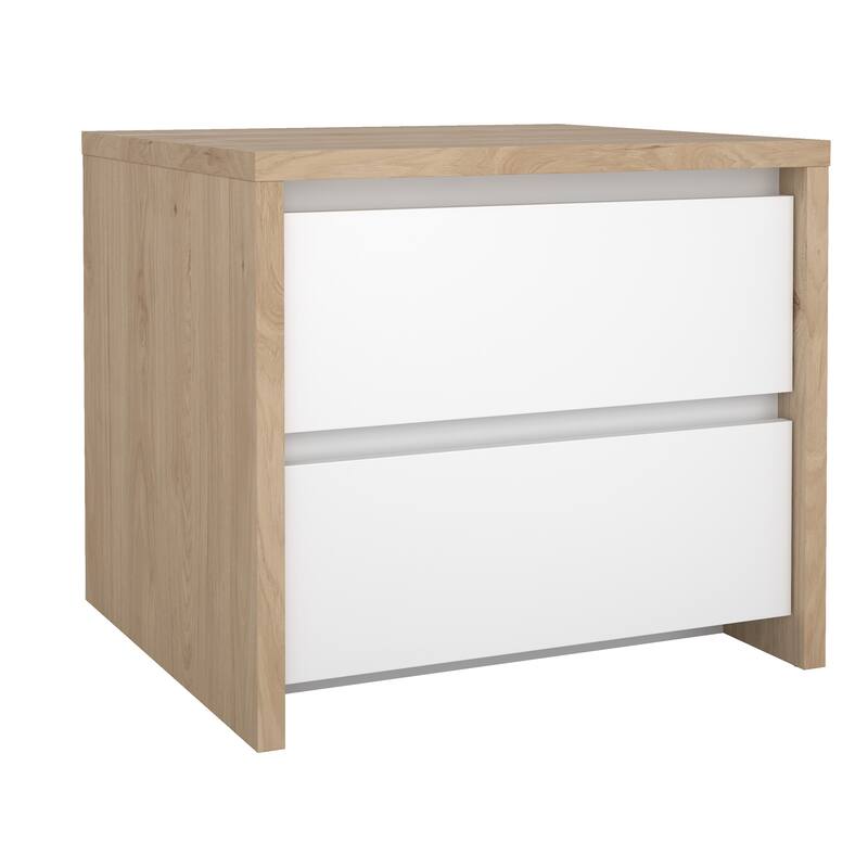 Porch & Den Next 17-Inch Tall 2-Drawer Nightstand End Table