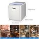 preview thumbnail 6 of 9, ZOKOP 120V 150W 44lbs/20kg/24h Ice Maker ABS Transparent Cover/Display Commercial/Home Silver