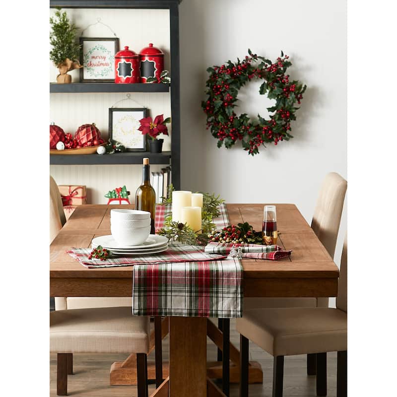 Christmas Plaid Table Runner