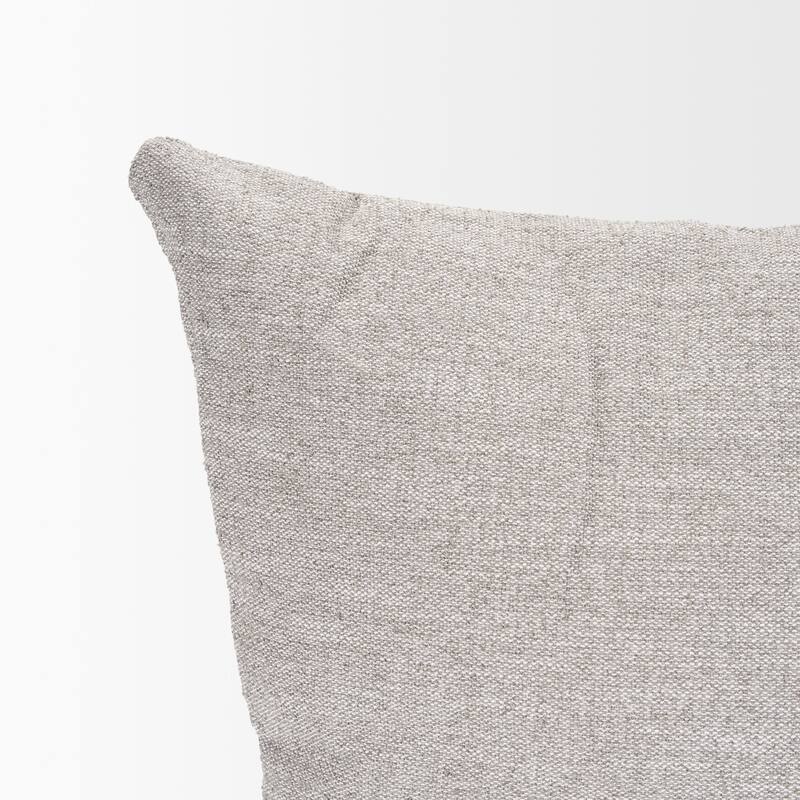 Halston Arm Pillow Light Gray Performance Fabric - 19.69 x0.43 x18.9 - 19.69 x0.43 x18.9