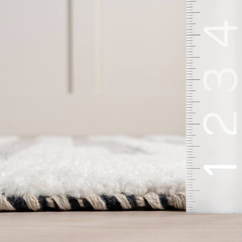 Hyperion Tasseled Cotton and Wool Area Rug