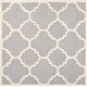 preview thumbnail 69 of 86, SAFAVIEH Handmade Cambridge Rosy Modern Moroccan Wool Rug 10' Square - Silver/Ivory