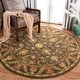 preview thumbnail 60 of 94, SAFAVIEH Handmade Antiquity Manerva Traditional Oriental Wool Rug 3'6" Round - Green/Gold