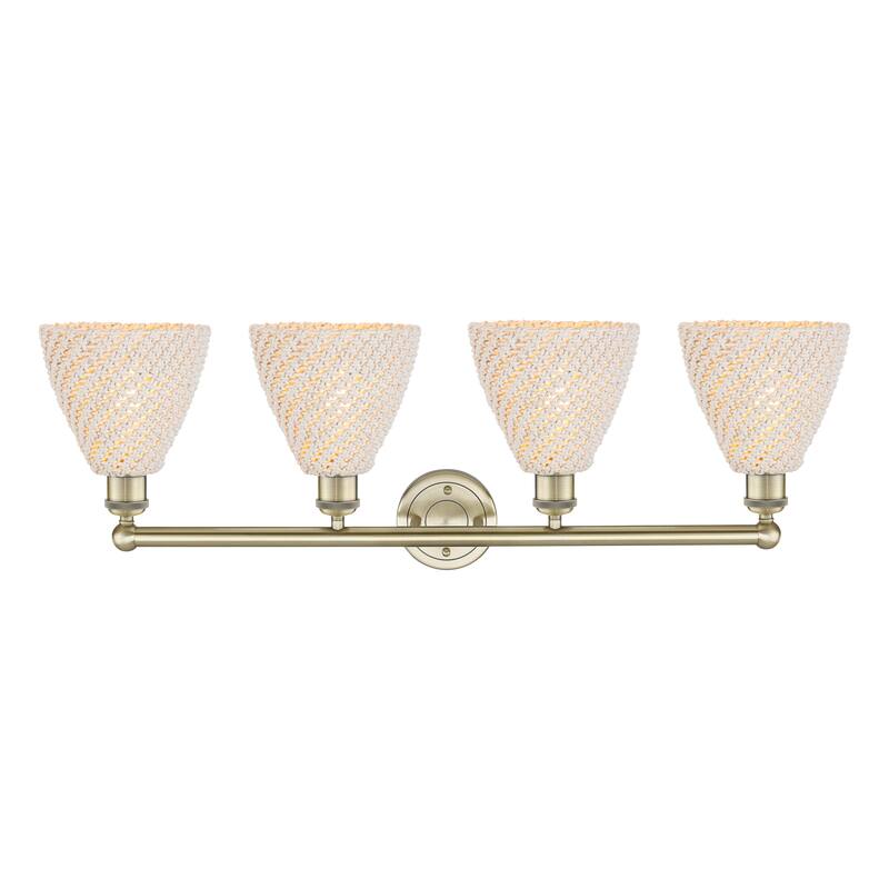 Innovations Lighting Endless Possibilities Edison - Bristol Natural - 4 Light 35" Bath Vanity Light