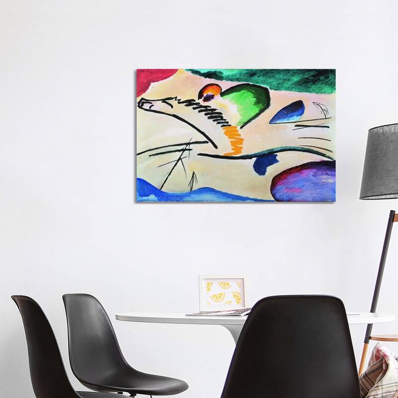 iCanvas "Lyrically (Lyrisches)" by Wassily Kandinsky Canvas Print - 26x40x1.5