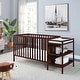 preview thumbnail 1 of 17, Suite Bebe Palmer 3-in-1 Crib and Changer Combo Brown