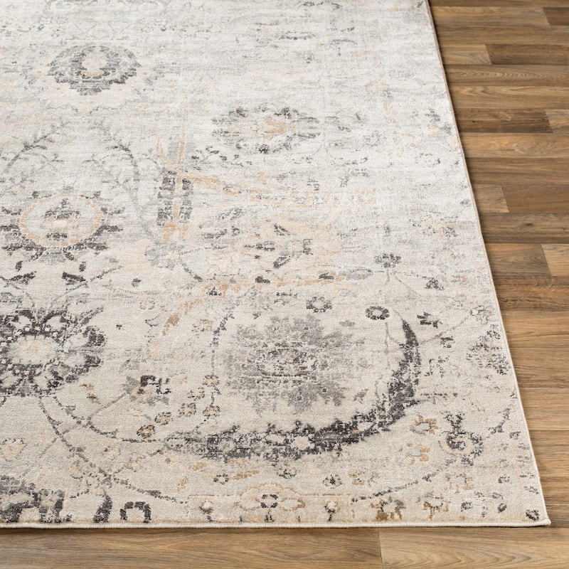 Livabliss Fitz Vintage Floral Area Rug