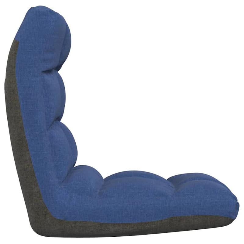 vidaXL Floor Chair Lounge Chair Chaise Lounge Folding Floor Lounger Fabric