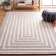 preview thumbnail 3 of 33, SAFAVIEH Handmade Natura Anaida Wool Rug 3' x 5' - Black/Ivory - Rectangle