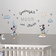 preview thumbnail 4 of 3, Lambs & Ivy Disney Baby Moonlight Mickey Mouse Blue/Black Wall Decals/Stickers
