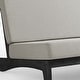 preview thumbnail 108 of 136, Outdoor Teak Wood Waterproof Armless Chair Loveseat with Cushions