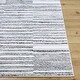preview thumbnail 3 of 5, Livabliss Andorra Plus Modern & Contemporary Stripe Area Rug