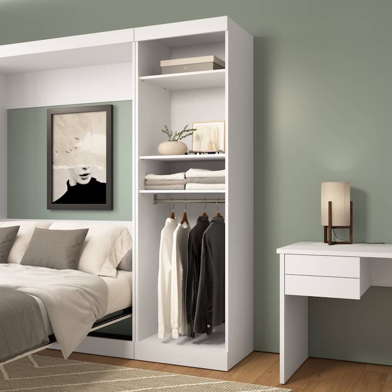 Nebula 25W Closet Organizer by Bestar - White