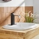 preview thumbnail 19 of 40, Vibrantbath Commercial Waterfall Spout Bathroom Sink Faucet