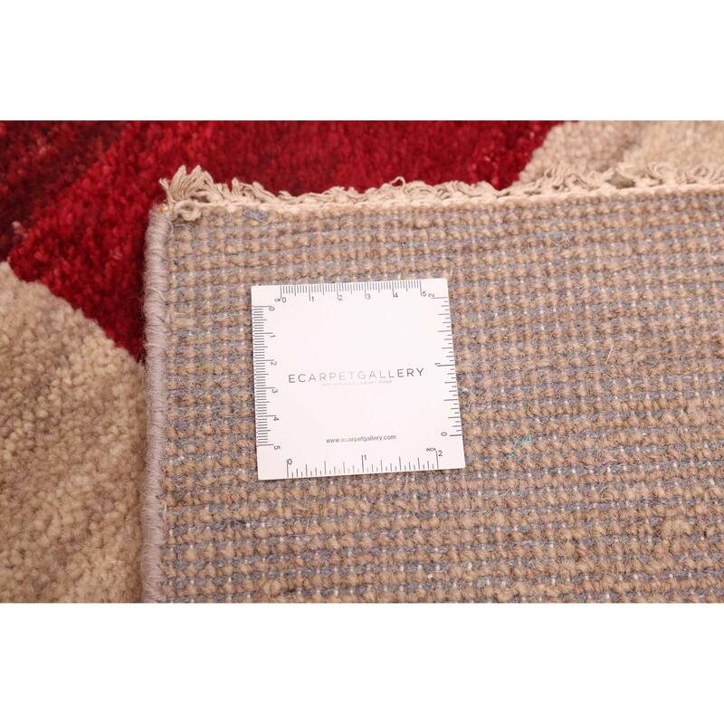 ECARPETGALLERY Hand-knotted Peshawar Ziegler Light Khaki Wool Rug - 4'11 x 7'0