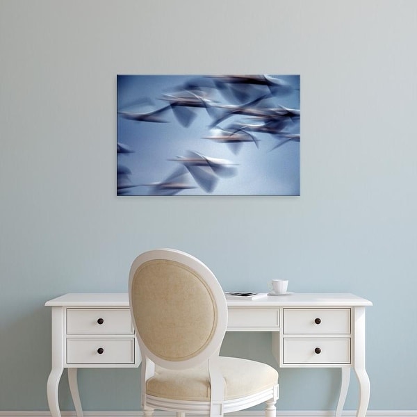 Easy Art Prints Charles Sleicher's 'Snow Geese' Premium Canvas Art