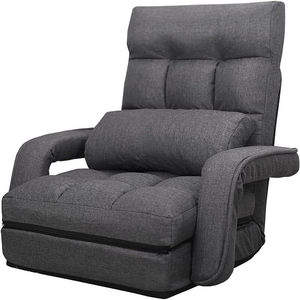 Folding gaming chair hotsell ottoman