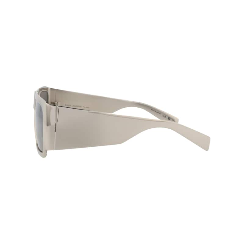Saint Laurent Square-Frame Metal Sunglasses