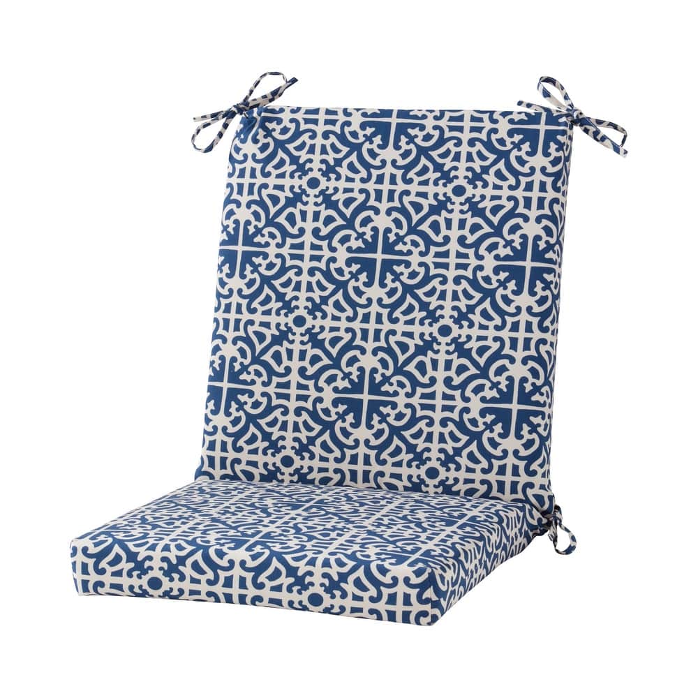 Greendale Home Fashions Outdoor High Back Chair Pad