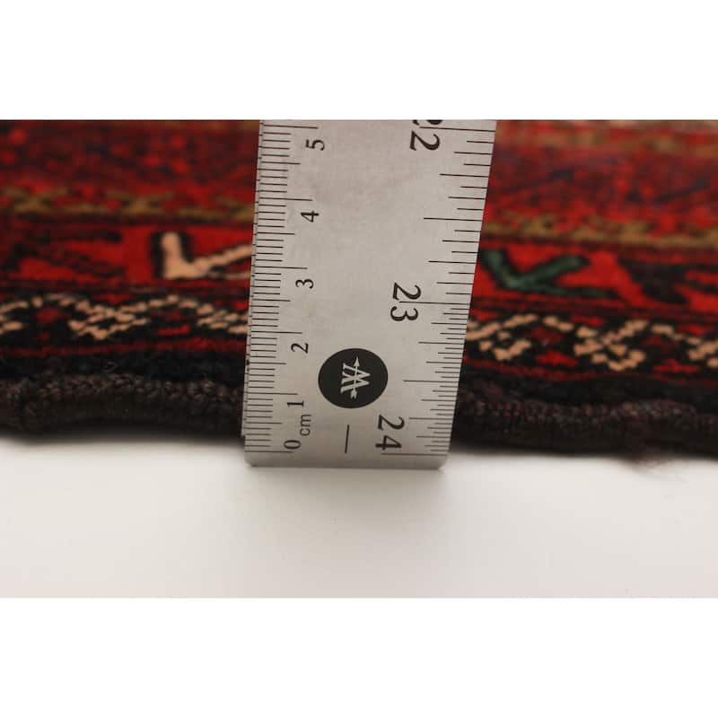 Teimani Red Rug 2'11" x 5'1" - 2'11 x 5'1