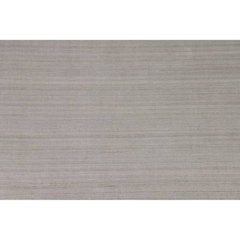 Beige Tribal Gabbeh Oriental Area Rug Handmade Wool Carpet - 7'11" x 9'8"