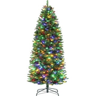 さきぽよ  流木ツリー Prelit Artificial Christmas Tree with Multicolor Led Lights