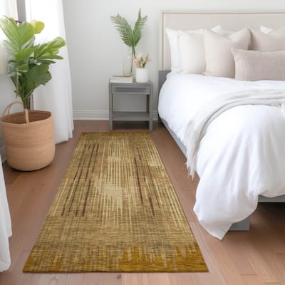 Premium Washable Super Soft Transitional Stripes Mayfield Rug
