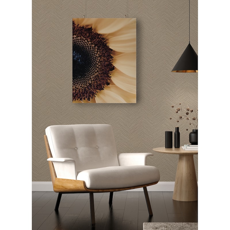 A-Street Prints Apex Beige Weave Wallpaper