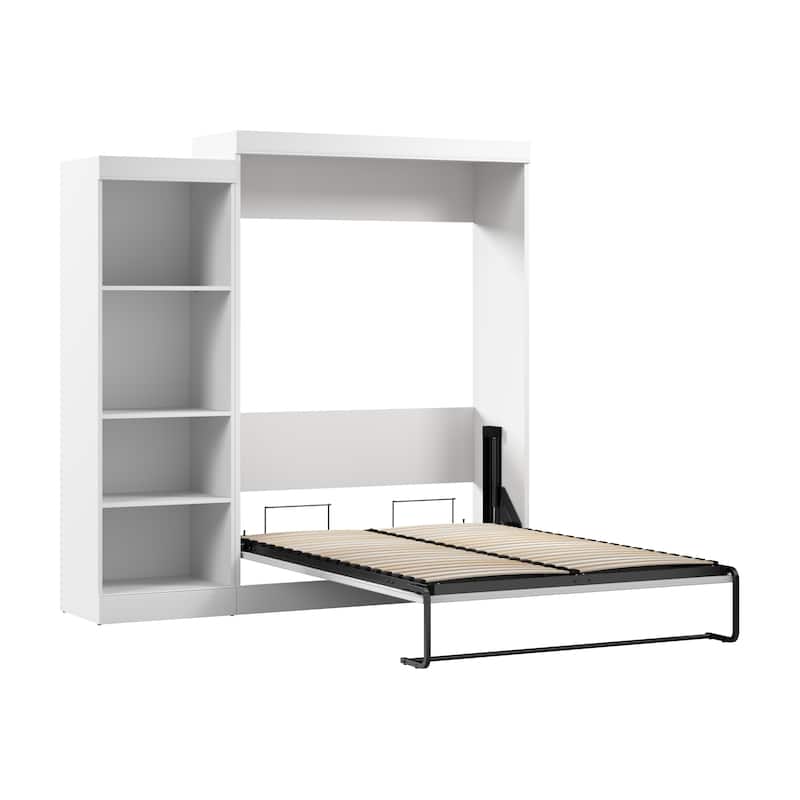 Edge Full Murphy Bed with Closet Organizer (85W) by Bestar
