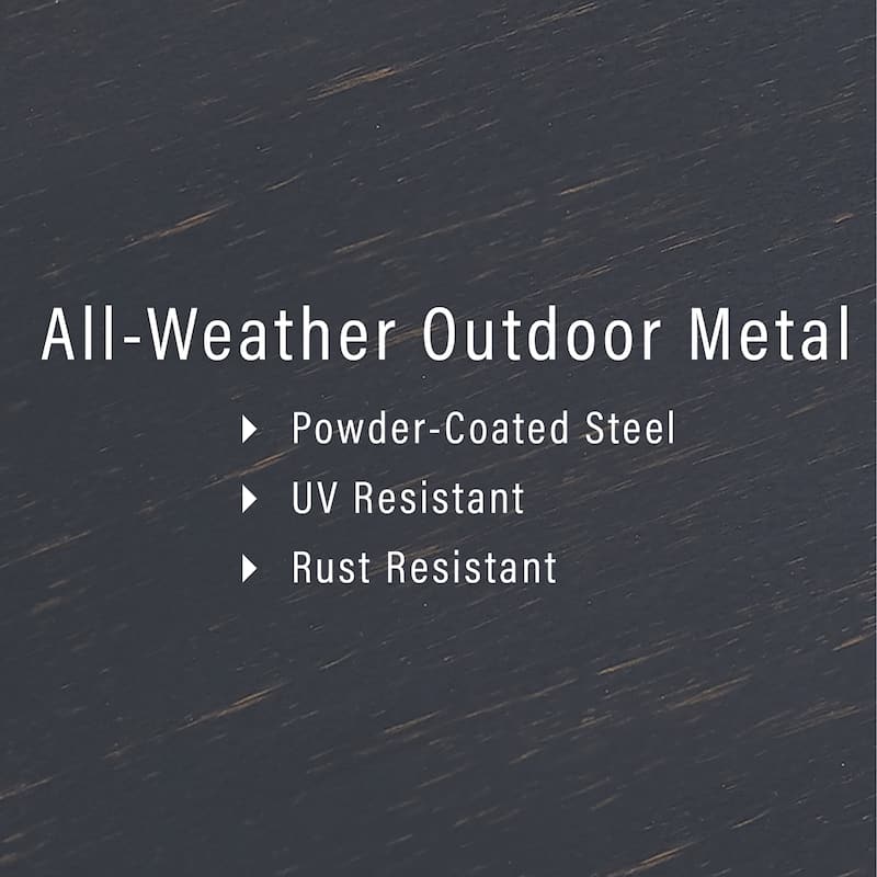 Crosley Kaplan 42" Round Outdoor Metal Dining Table