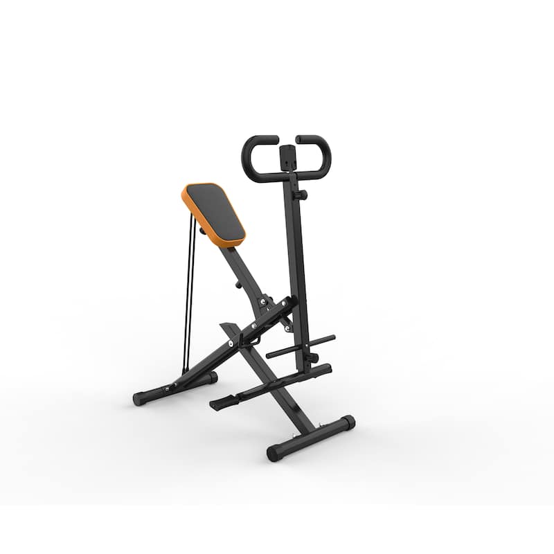 Squat Machine for Home, Assist Trainer for Glutes Workout Foldable with Resistance Bands, for Botty Glutes Butt Thighs