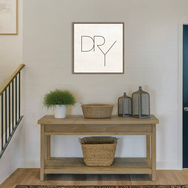 Wash Dry Fold II Laundry by Jess Aiken Framed Canvas Wall Art Print