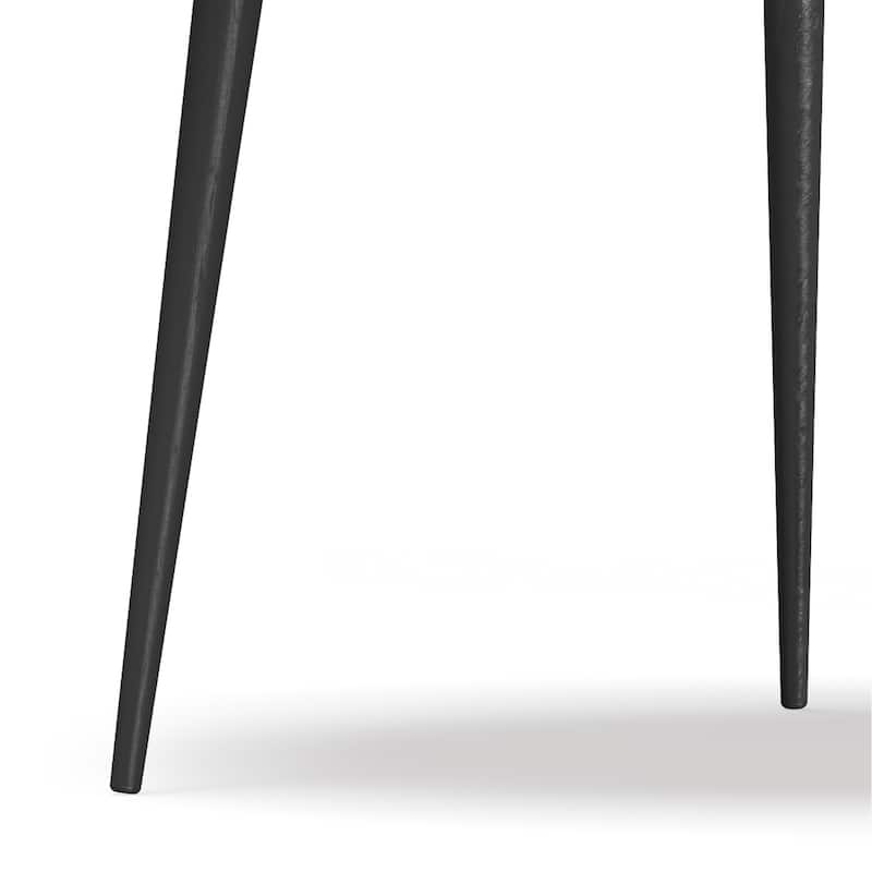 WYNDENHALL Joellla Modern Industrial Coffee Table in Cognac - 30" d x 30" w x 16" h