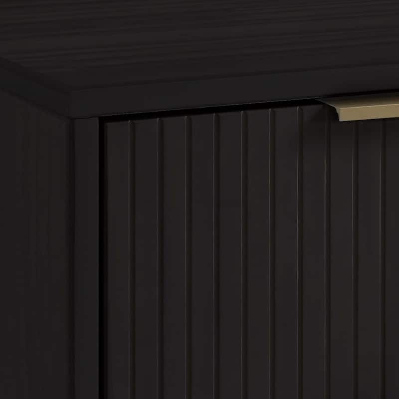 Manhattan Comfort 3-Piece Granville Modern Solid Wood Dresser Chest and Nighstand Set.
