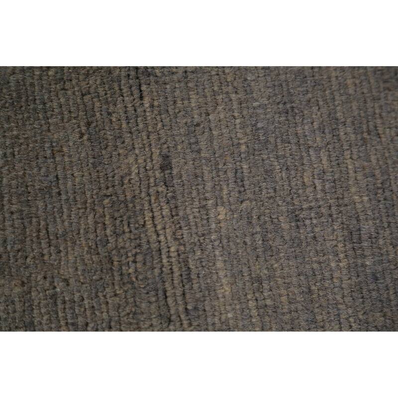 Modern Gray Gabbeh Oriental Area Rug Handmade Wool Carpet - 5'4" x 7'8"