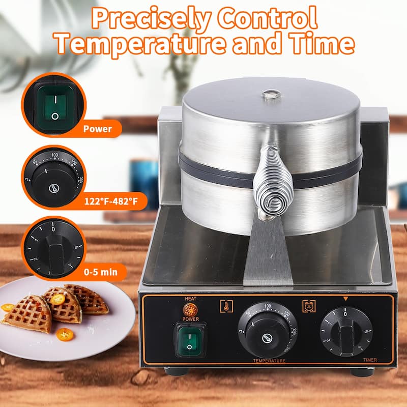 Electric Nonstick Commercial Waffle Cone Maker