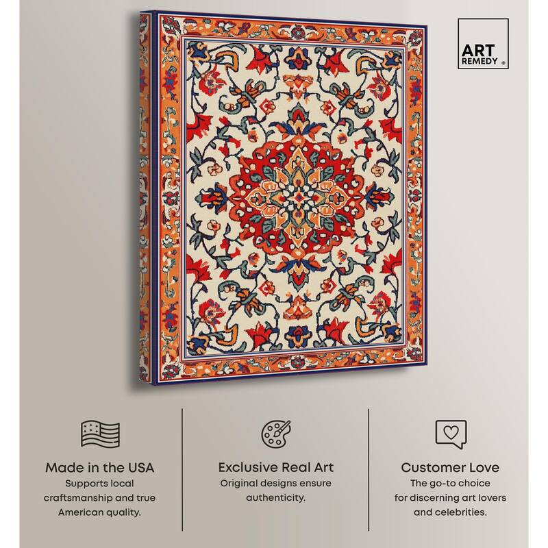 Morrocan Garden II Canvas by Art Remedy, Gallery Wrapped