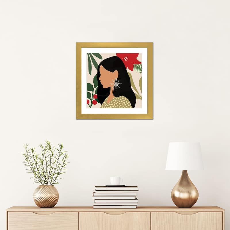 iCanvas "Christmas Earring II" by Victoria Barnes