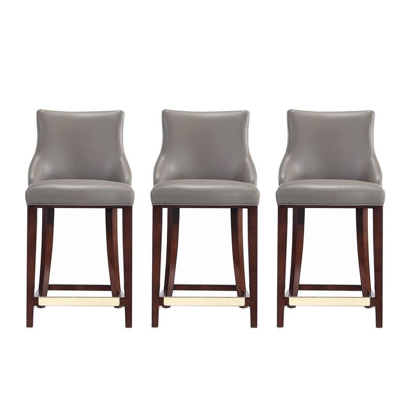Manhattan Comfort Modern Shubert Upholstered Counter Stool