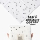 preview thumbnail 2 of 3, Wee Gallery Muslin Swaddle Blanket - Stars