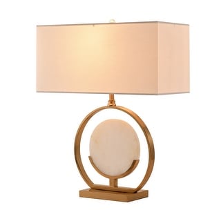 Gold Frame With Marble Table Lamp