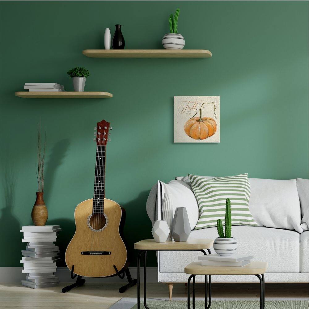 Stupell Fall Is My Favorite Color Orange Pumpkin Seasonal Word Design