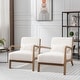 preview thumbnail 61 of 142, Aston Modern Solid wood Accent Chair for Living Room