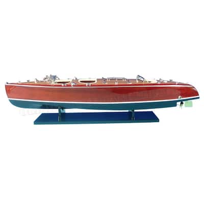 Typhoon Painted Speedboat Model